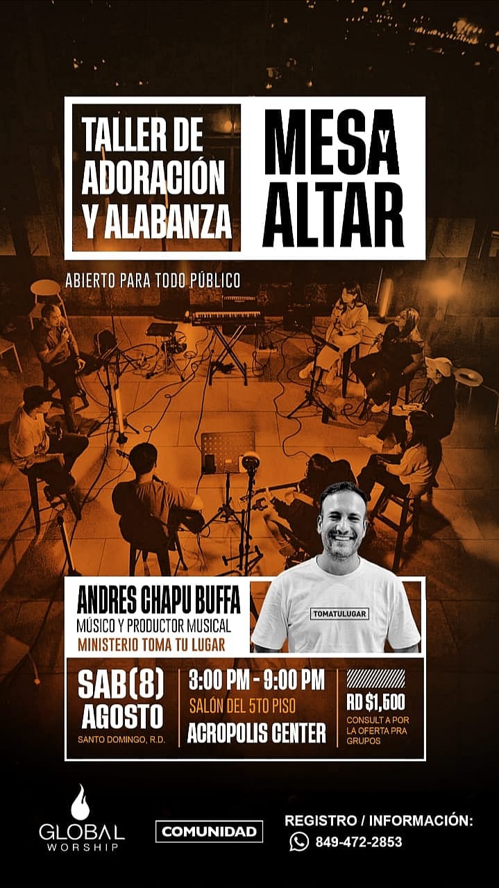 Taller de Adoración y Alabanza - Mesa y Altar